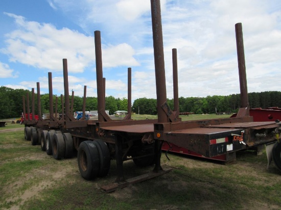 1976 Trailmobile B Train Log Trailers