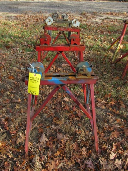 Lot of (4) Pipe Roller Stands