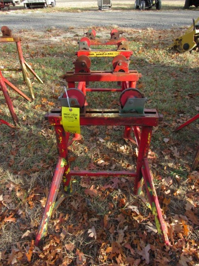 Lot of (4) Pipe Roller Stands