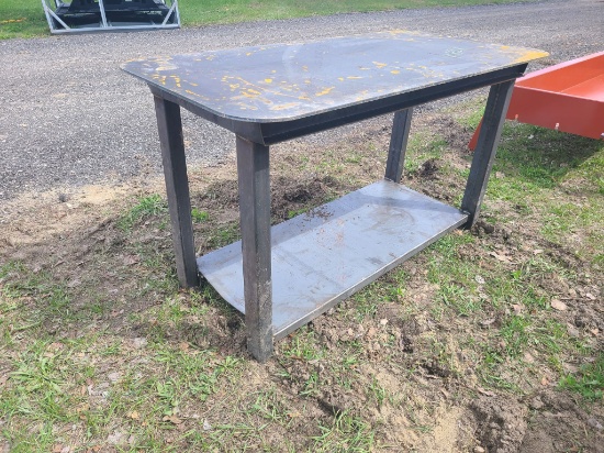 30" x 57" Welding Table w/ Shelf