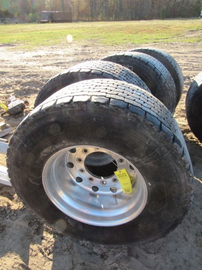 (4) Michelin 455/55R22.5