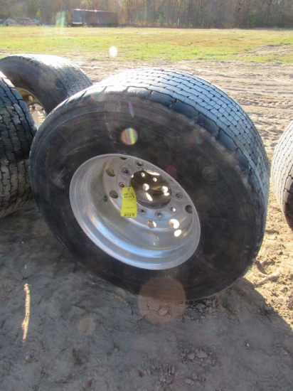 (2) Michelin 455/55R22.5