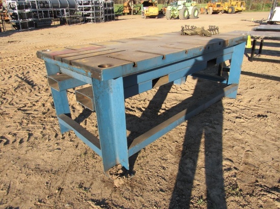 45" x 93" T-Slot Work Table