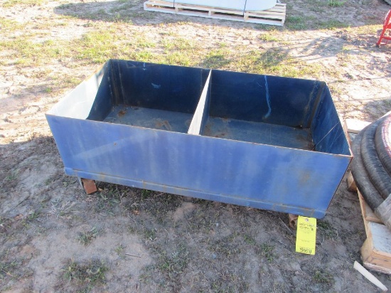 Blue Cart on Wheels