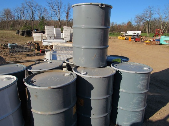 (7) 55 Gal Drums