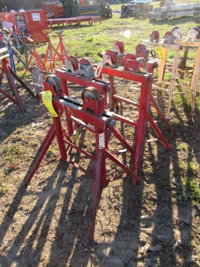 (4) 4 Leg Pipe Rollers