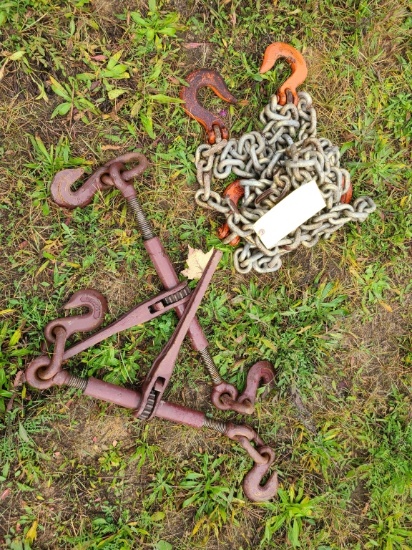 Lot of (2) Chains & (2) Binders