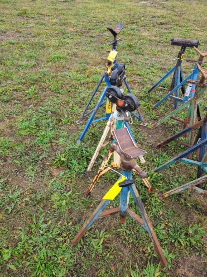 Lot of 5 Pipe Stands