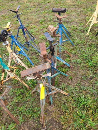 Lot of 6 Pipe Stands