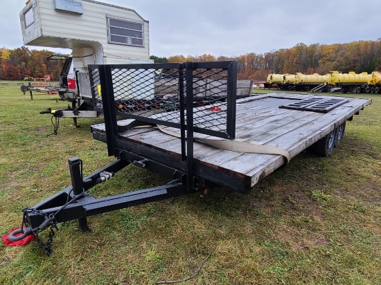 Assembled Flatbed Trailer