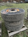 (3) 315 80R22.5 Tires