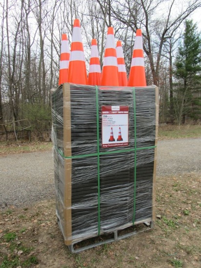 Lot of 25 Unused Safety Cones