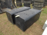 (2) Black Fuel Tanks