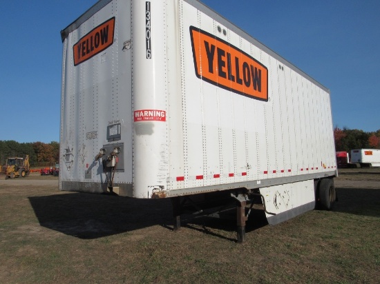 2017 Wabash 28' Van Trailer