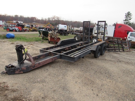 Shop Built Flatbed Trailer