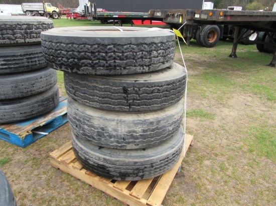 (4) 11R22.5 Mtd Daytons