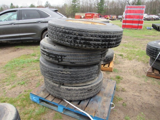 (4) 11R22.5 Mtd Daytons