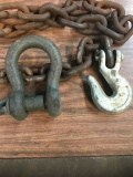 5 FT CHAIN WITH HOOK AND VARIOUS SHACKLES