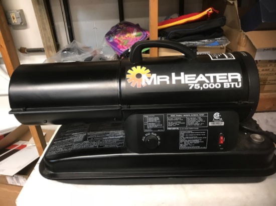 MR HEATER 75000 BTU KEROSENE HEATER