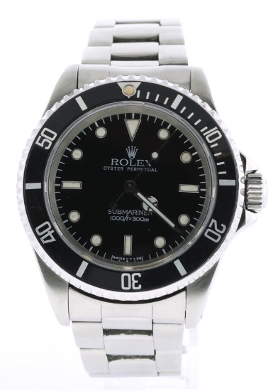 1993 Rolex Submariner No Date Ref. 14060 Wristwatch