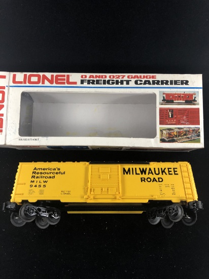 Lionel O Gauge 6-9455 Milwaukee Road Box Car