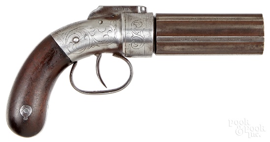 Sprague & Marston pepperbox pistol