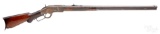 Winchester model 1873 deluxe lever action rifle