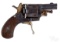 European folding trigger double action revolver