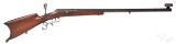 German engraved bolt action Schuetzen target rifl