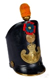 Swedish leather shako