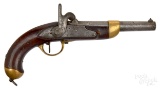 French Tulle model 1822 percussion pistol