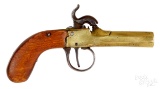 Belgian percussion boot pistol