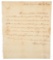 Revolutionary War signed letter from Isaac Huger