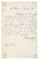 Dolley Madison autographed poetic quotation, 1848