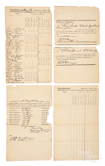 Wrights Precinct, Illinois 1840 Presidential poll