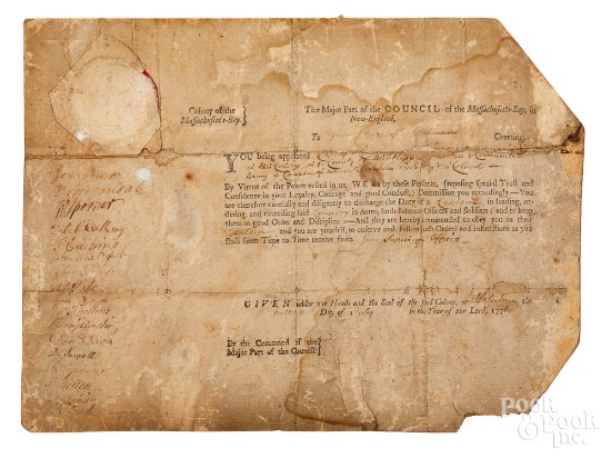 Massachusetts Bay Colony appointment of Bancroft