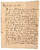 Conrad Weiser signed letter