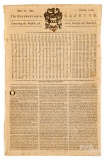 Ben Franklin's The Pennsylvania Gazette newspaper