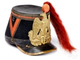 French 19th regiment kepi, mid 19th c.