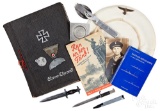 Group of German WWII military items