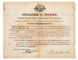 William P. Duval, Florida Governor appointment