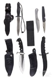 Five contemporary knives
