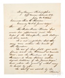 Civil War letter signed by John Dahlgren, 1864
