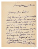 Count Ferdinand Graf von Zeppelin signed letter