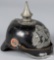 German WWI leather Picklehaube helmet, with Hessen