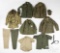 Two US WWII M43 field jackets, together with a M65