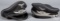 Two German WWII Luftwaffe officer visor caps