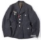 German WWII Luftwaffe wool jacket, grey piping