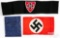 German WWII armbands, to include a veteran armband