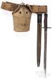 US model 1917 bayonet and scabbard